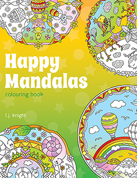 Happy Mandalas Coloring Book