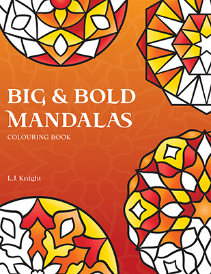 Big and Bold Mandalas Coloring Book