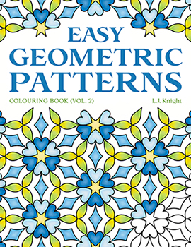 Easy Geometric Patterns Coloring Book (Volume 2) by L.J. Knight