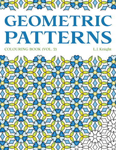 New – Easy Geometric Patterns Colouring Book (Volume 2)