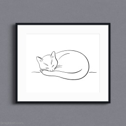 0011g3-ljknight-sleeping-cat-line-drawing-1200